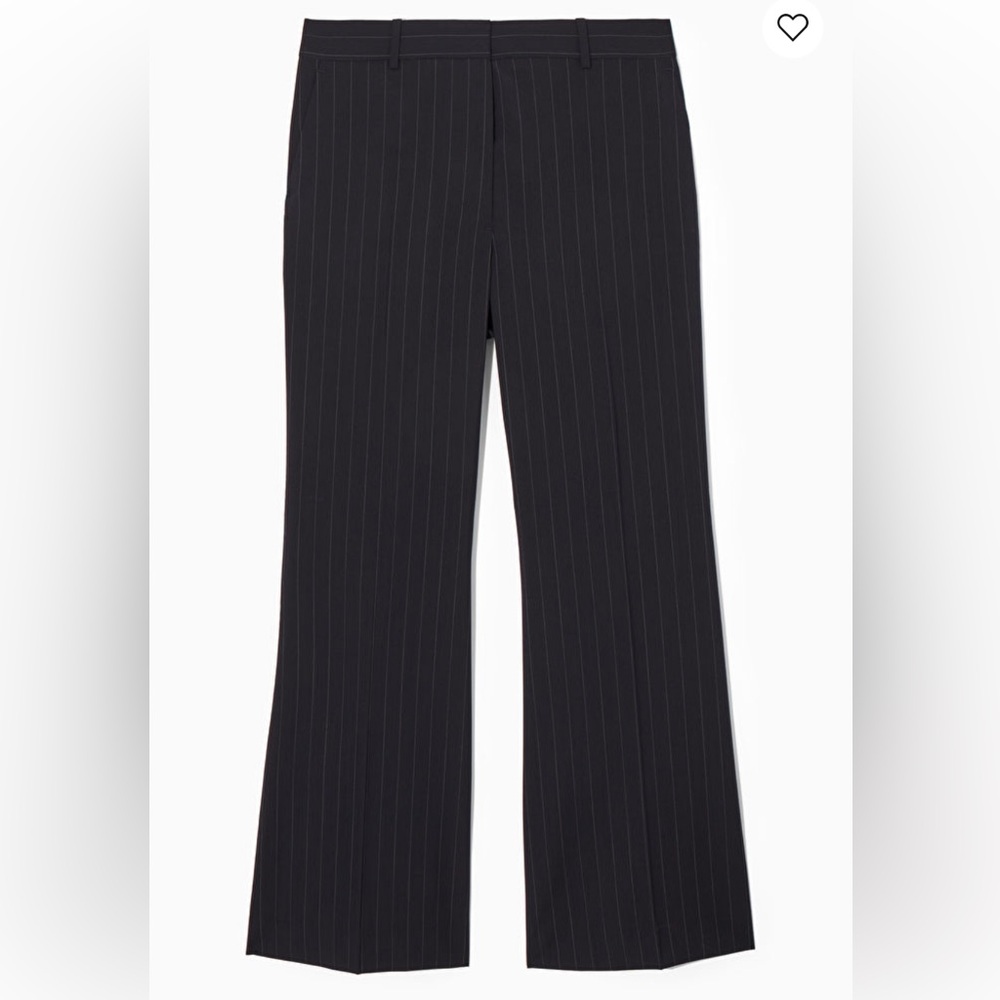 NWT Cos REGULAR FLARED WOOL PANTS Sz 2